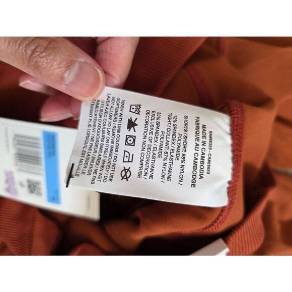 Nike Womens Yoga Luxe Layered 7/8 Leggings, Orange, M NWT - Picture 12 of 12